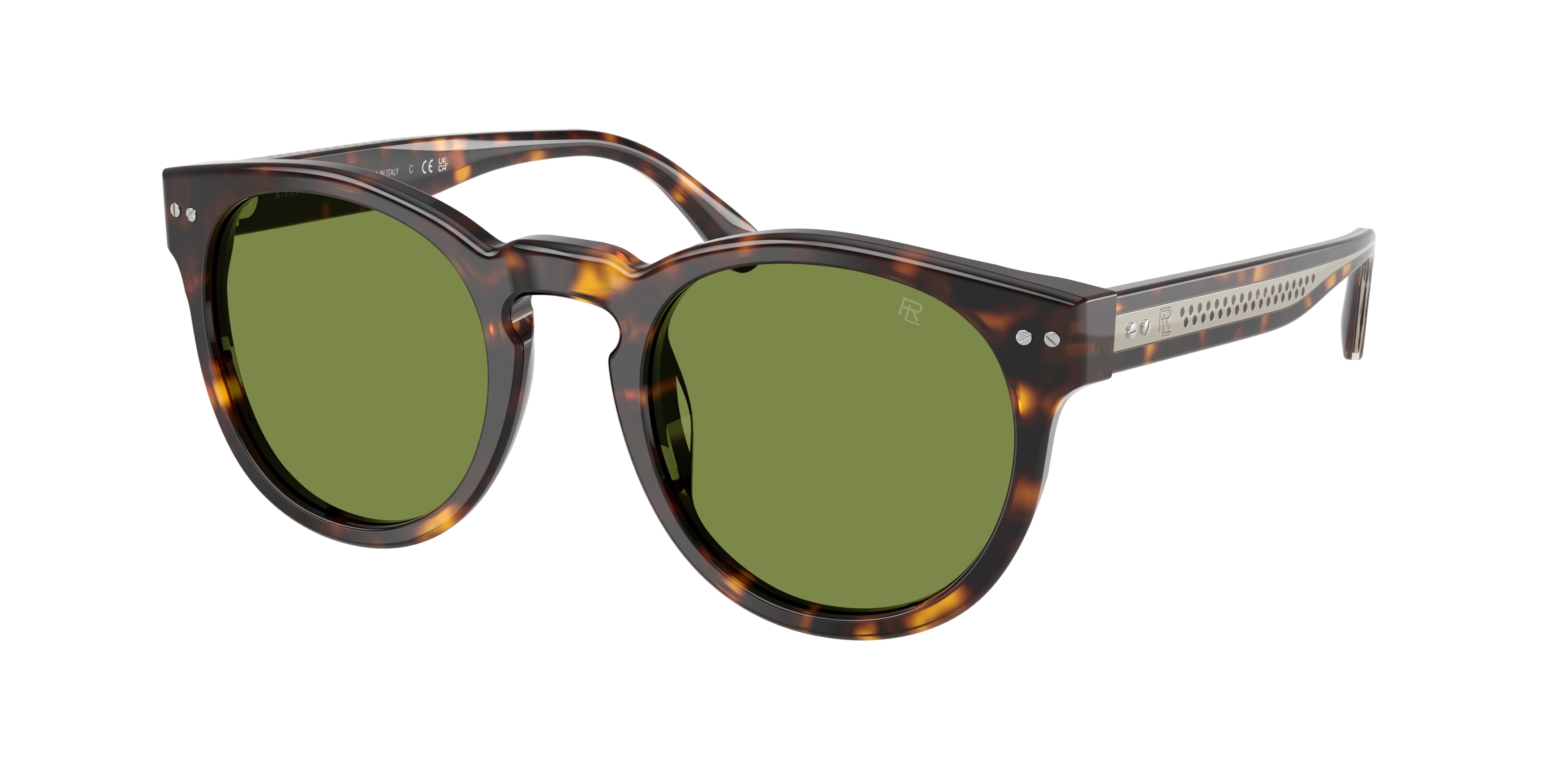 Ralph Lauren Herren RL8229U 50034E Sonnenbrillen Acetat Braun GrüN Pantos Normal-image